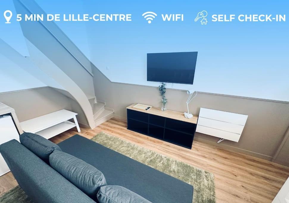 Nouveau! Centre Lille T3 Avec Wifi, Tv, Netflix Екстер'єр фото